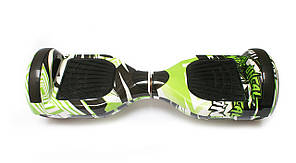 Гироборд 6,5 гироскутер сігвей з Bluetooth і колонками Graffiti Green з пультом