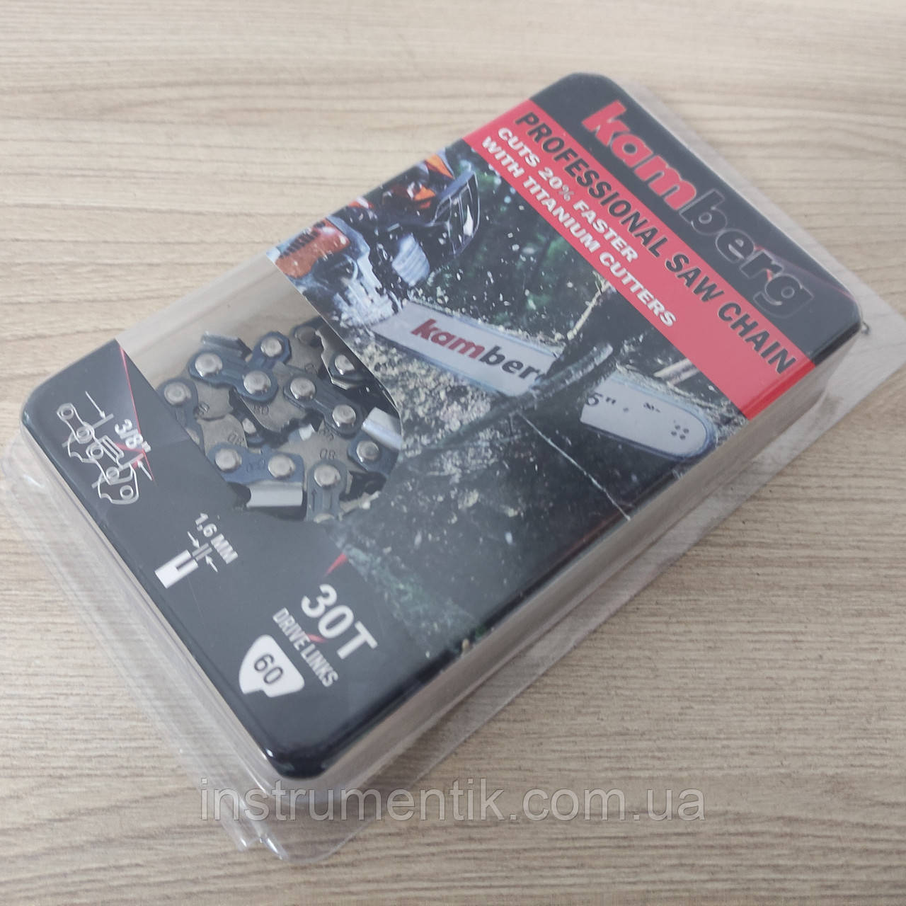Ланцюг для MS361 Kamberg Titanum 40 см, 3/8", 1.6 мм, 60 ланок