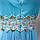 Плаття жіноче літнє банкетне вечірнє ошатне шовкове блакитне стильне молодіжне, фото 6