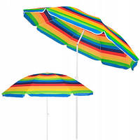 Пляжный зонт с наклоном 2,5 м Anti-UF / Зонтик пляжный 2,5 метра "Ромашка" наклон, фото 1