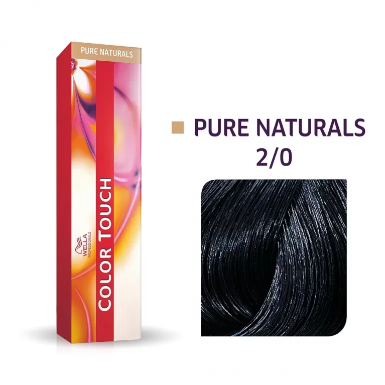 Фарба для волосся Wella Color Touch 60мл. 2/0 чорний, фото 1
