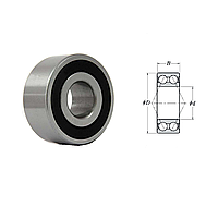 Підшипник 3208 ZZ (3056208) SKF