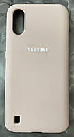 Чехол Силиконовый для Samsung A01 Pink