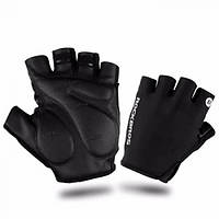 Велосипедные перчатки велоперчатки без пальцев RockBros S106 Черные M