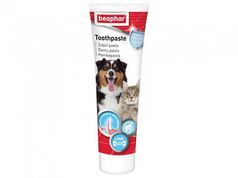 Зубна паста Beaphar Toothpaste (Біфар для котів та собак зі смаком печінки) 100г