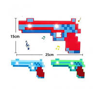 Пистолет Майнкрафт свет, музыка