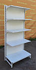 Торгові пристінні (односторонні) стелажі «Авілон» 195х83 см., на 5 полиць, Б/у, фото 3