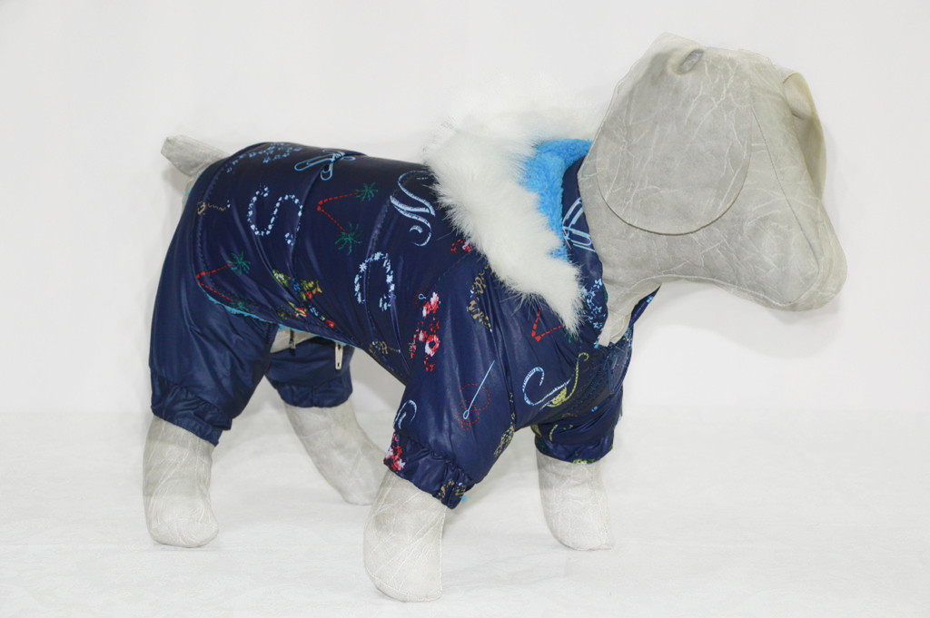 Комбінезон костюм для собаки Забава синій