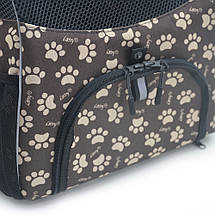 Рюкзак для перенесення котів та собак Глорія 16 х 26 х 30 см, фото 3
