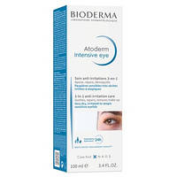 Bioderma Atoderm Intensive Eye 3in1, уход за раздраженной кожей век, 100 мл