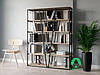 Книжковий лофтовий стелаж на 5 полиць з ДСП, фото 5