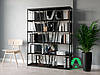 Книжковий лофтовий стелаж на 5 полиць з ДСП, фото 7