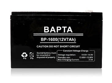 Акумуляторна батарея BAPTA 12 В 7,0 А·год 151х65х95 BP-1600 BF