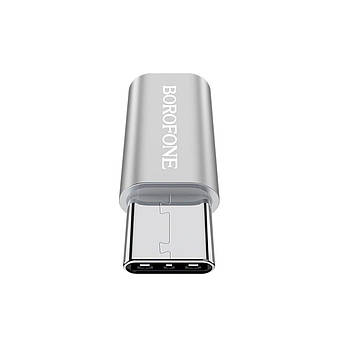 OTG Адаптер Borofone Type-C - Micrо-USB переходник BV4