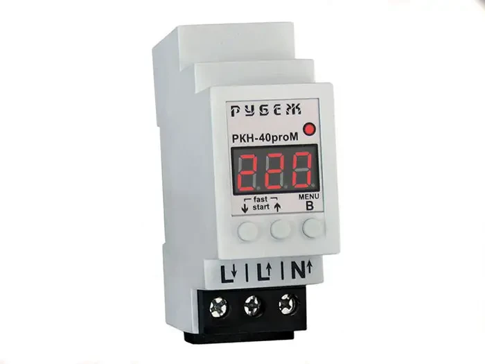 Реле контролю напруги КОРДОН РКН-40proM, фото 1