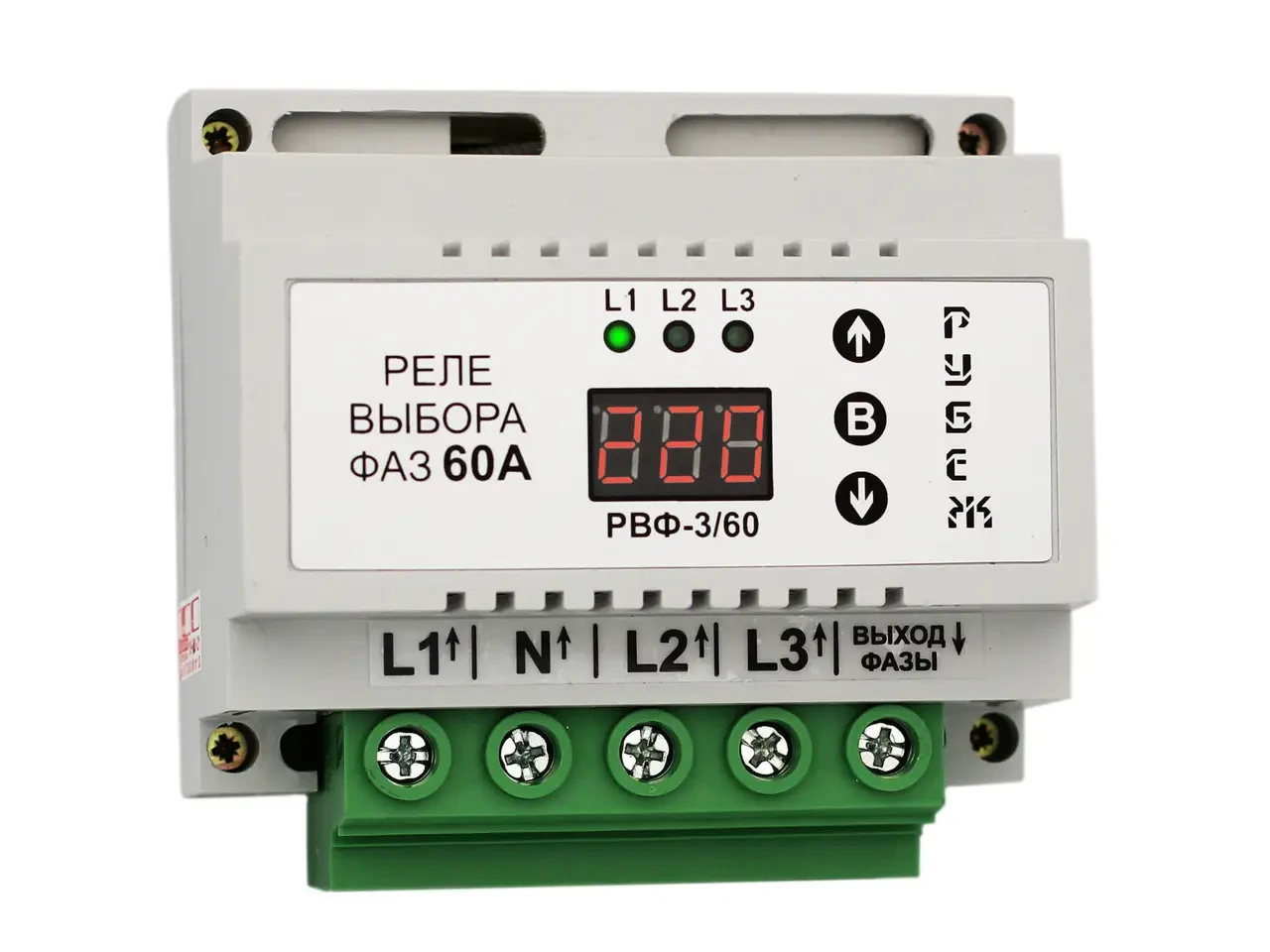Реле автоматичного вибору фаз КОРДОН РВФ-3/60, фото 1