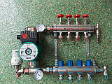 Схема підключення і принцип роботи колектора для водяної теплої підлоги