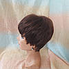 Коротка перука з канекалону каштановий 4400-33, фото 3