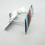 Емблема решітки радіатора BMW M-power хром, фото 2