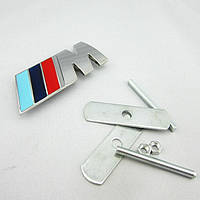 Емблема решітки радіатора BMW M-power хром