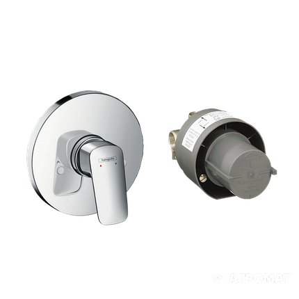 Змісник для душу Hansgrohe Logis з mini Ibox, хром (71666000), фото 2