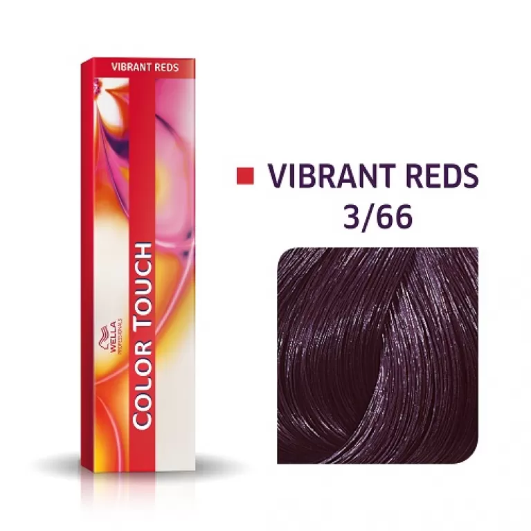 Фарба для волосся Wella Color Touch 60мл. 3/66 темний коричневий інтенсивно-фіолетовий, фото 1