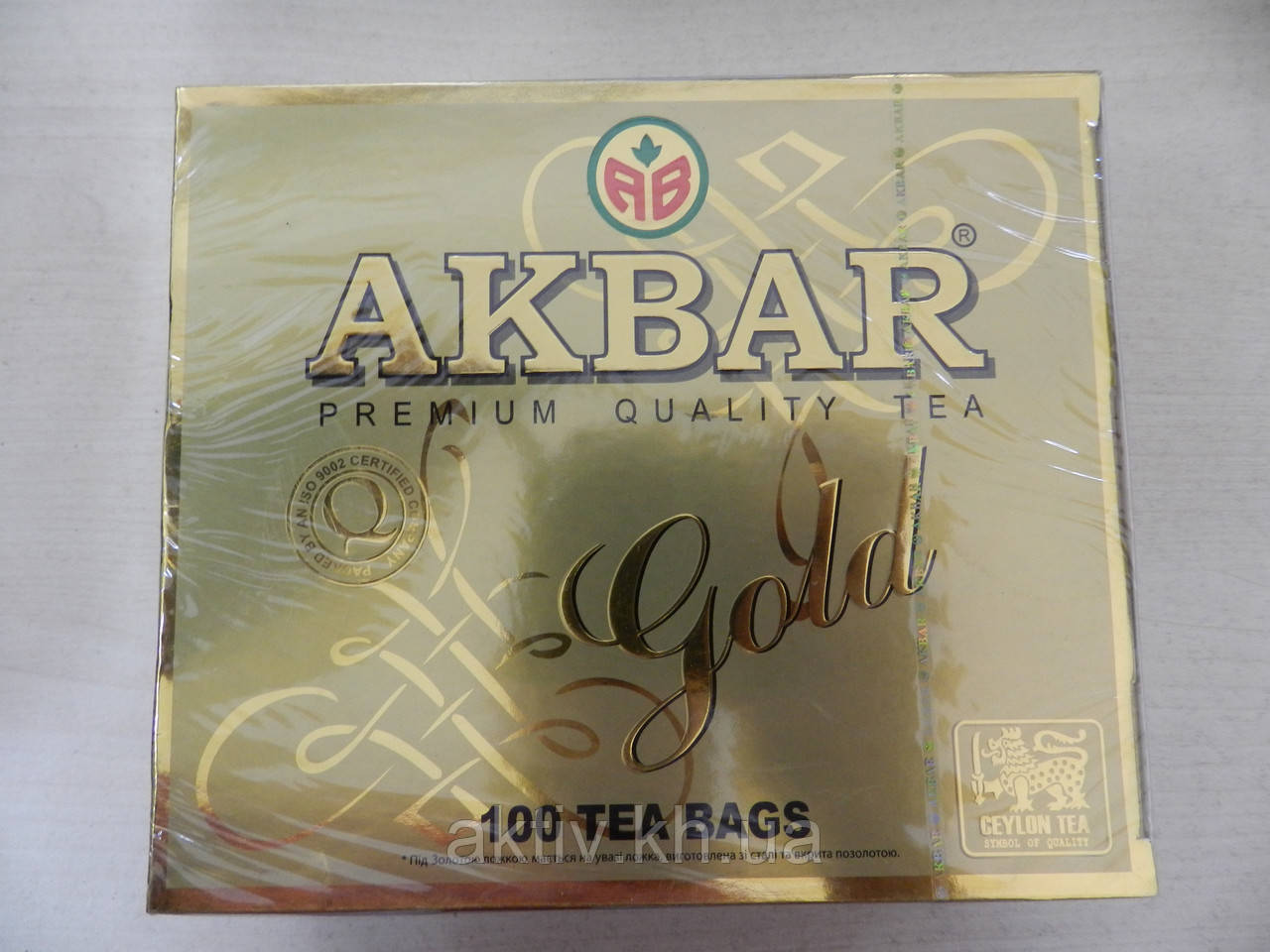 Чай чорний,, Akbar Gold" Акбар Голд 100 пак