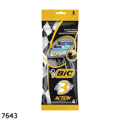 Бритва BIC Action 3 леза 4шт