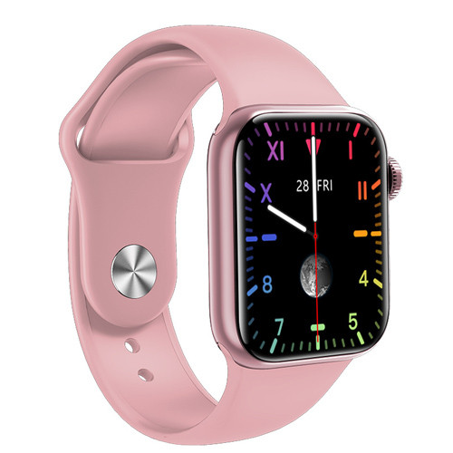 Смартгодинник M16 mini, WearfitPro, 38 mm Aluminium, голосовий виклик, pink