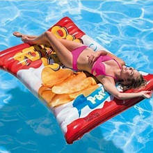 Матрац Чіпси надувний двомісний INTEX 58776 розмір 178х140 см