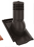 Вентиляційний вихід для керамічної черепиці Braas Rubin 9V коричневий ангоб