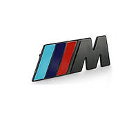 Эмблема кузова BMW M-power чёрный мат