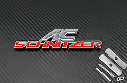 Емблема решітки радіатора BMW Schnitzer червона