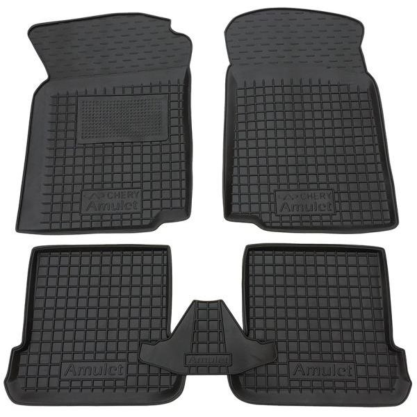 Резінові килимки в салон Chery Amulet 2003-2012, фото 1
