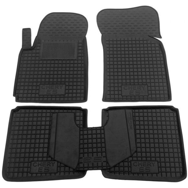 Резинові килимки в салон Chery E5 2013-, фото 1