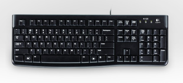 Клавиатура Logitech K120 for Business Ukr (920-002643)  Black USB