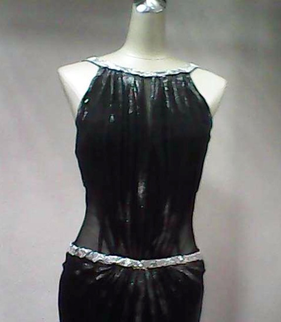 Платье женское длинное в пол со шлейфом черное вечернее нарядное яркое современное - фото 9 - id-p38551377