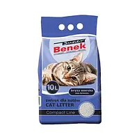 Бентонитовый наполнитель Super Benek Compact для кошачьего туалета, с ароматом морской свежести, 10 л