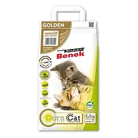 Кукурузный наполнитель Super Benek Gold Corn для кошачьего туалета, без аромата, 7 л