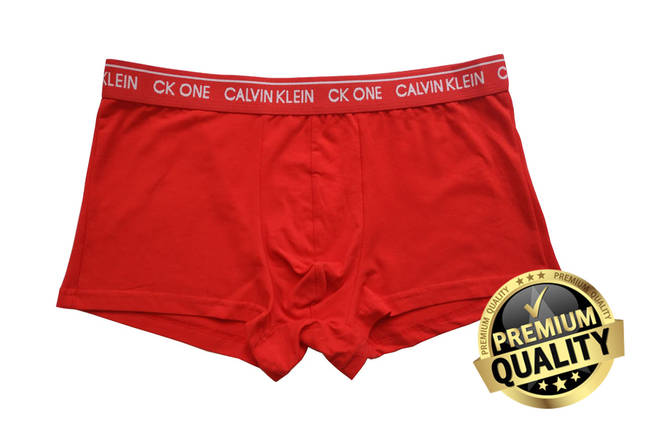 Чоловічі труси хіпси Calvin Klein серія CK ONE червоні. Преміум якість. Повномірна модель, фото 2