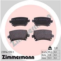 Тормозные колодки ZIMMERMANN 23914.170.1