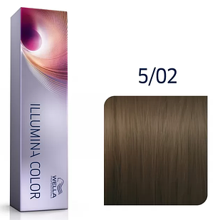 Фарба для волосся Wella ILLUMINA Color 60мл. 5/02 світло-коричневий натуральний матовий