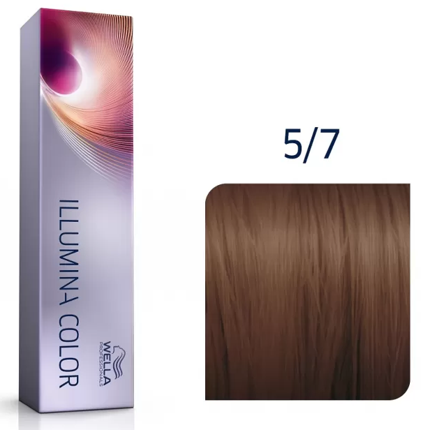 Фарба для волосся Wella ILLUMINA Color 60мл. 5/7 світло-коричневий коричневий