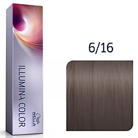 Краска для волос Wella ILLUMINA Color 60мл. 6/16 темный блонд пепельно-фиолетовый