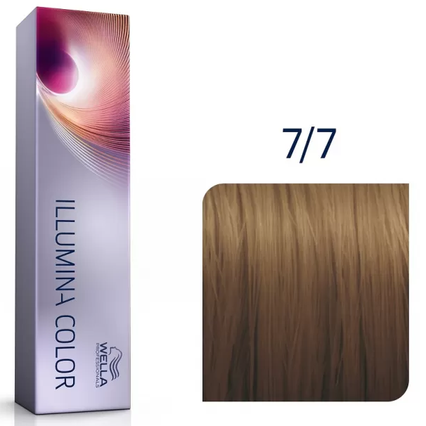 Фарба для волосся Wella ILLUMINA Color 60мл. 7/7 середній коричневий блондин