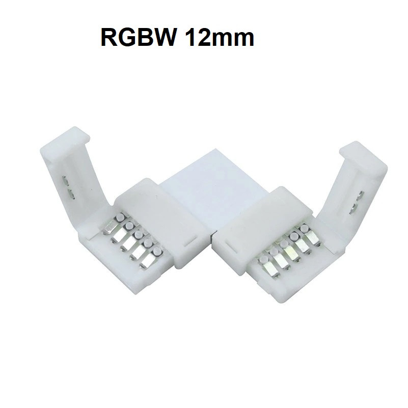Коннектор кутового кліпу RGBW 5pin-5pin під кутом 90 градусів, 12м