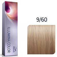 Краска для волос Wella ILLUMINA Color 60мл. 9/60 яркий блондин натурально фиолетовый