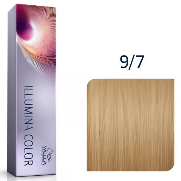 Фарба для волосся Wella ILLUMINA Color 60мл. 9/7 яскравий коричневий блондин, фото 1