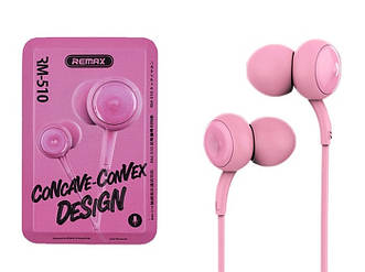 Навушники гарнітура Remax RM-510 Pink