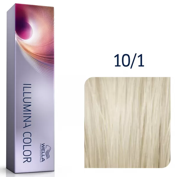 Фарба для волосся Wella ILLUMINA Color 60мл. 10/1 дуже яскравий попелястий блондин, фото 1